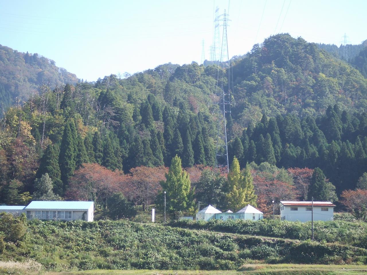 吉峰寺キャンプ場遠景の写真